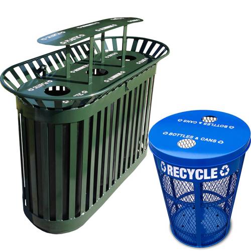 Trash Disposal - Recycling Receptacles