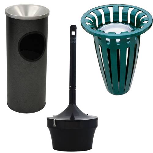 Commercial Outdoor Ash Receptacles National Outdoor Furniture