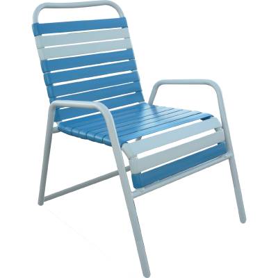 Vinyl strap patio chairs hot sale